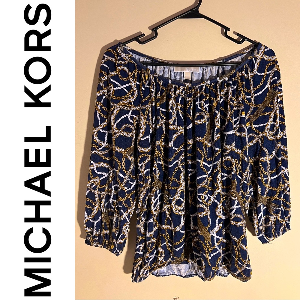 Michael Kors Soft Print Top